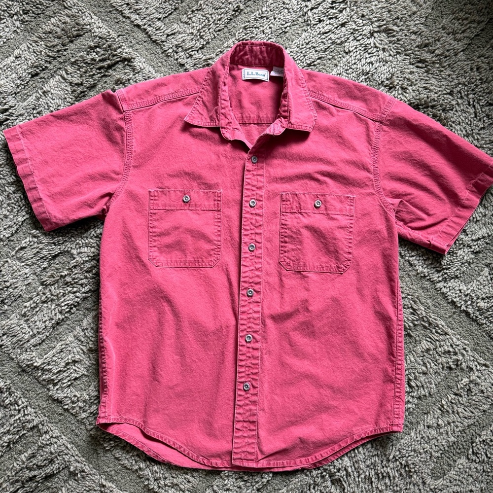 Men’s L.L. Bean Button Down 100% Cotton Shirt